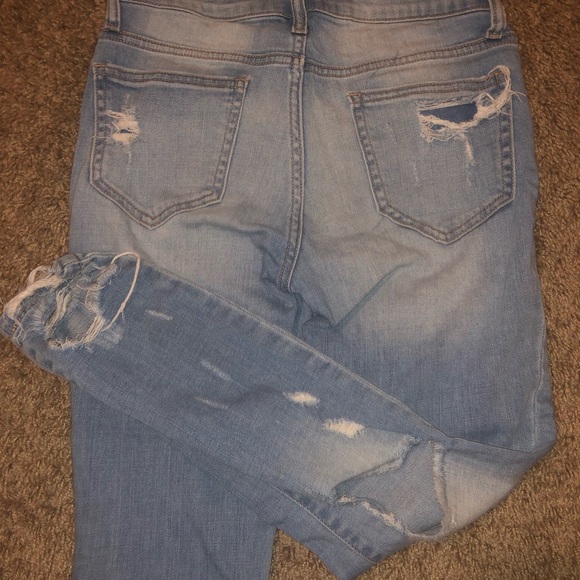 Ripped hem jeans - Picture 3 of 4